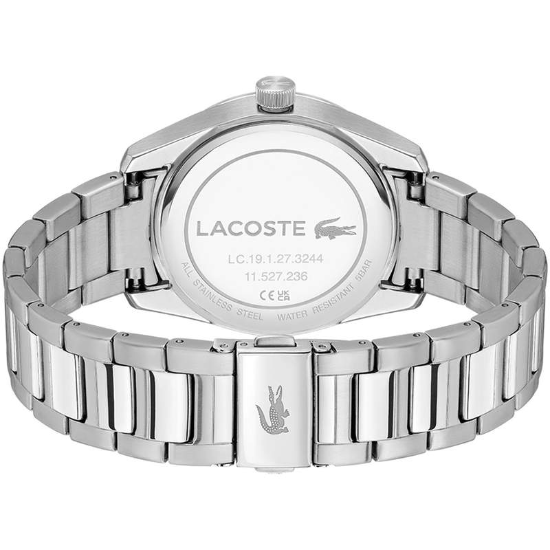 Montre LACOSTE boston homme cadran bleu bracelet acier - vue 3