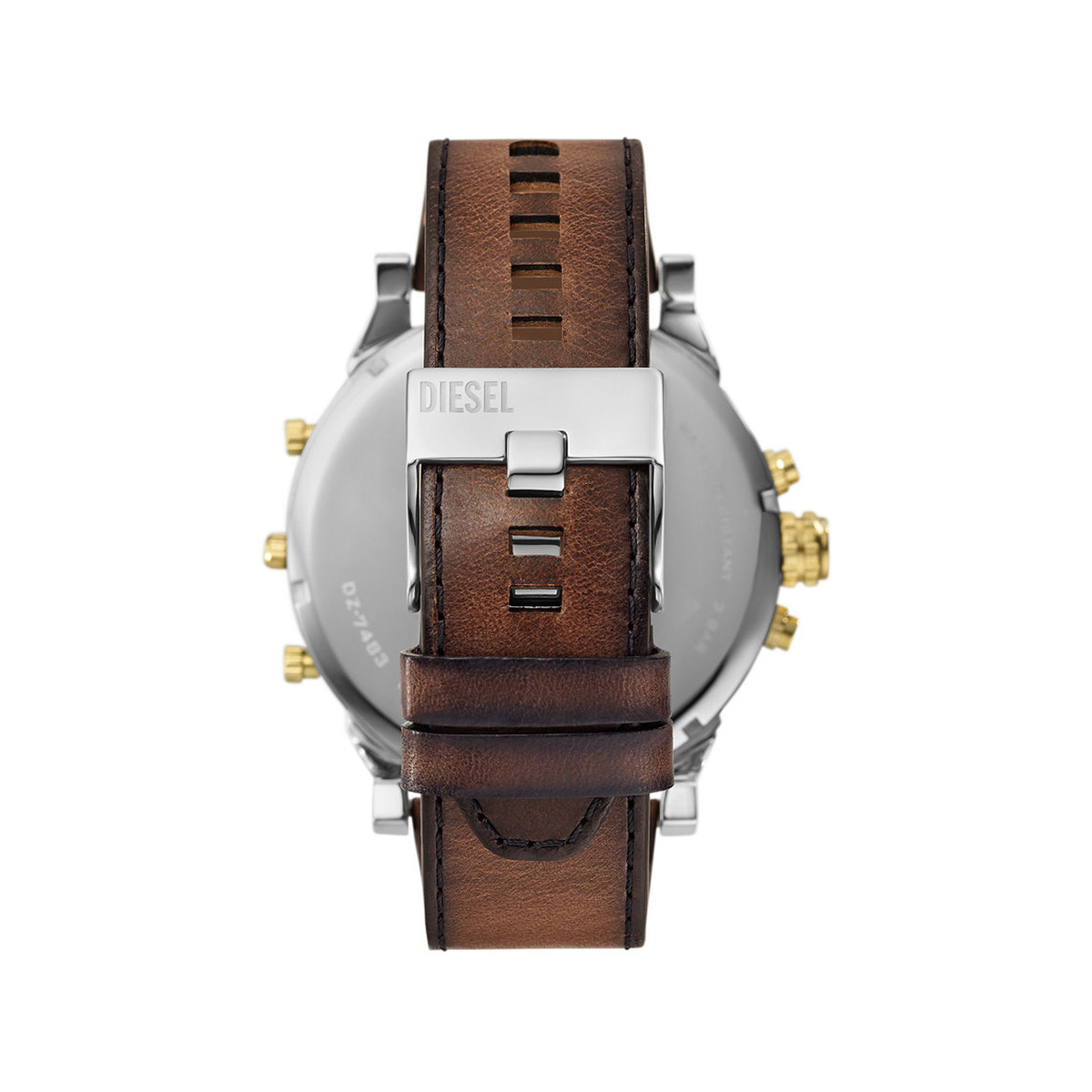 Montre DIESEL mr. daddy 2.0 homme bracelet cuir marron - vue 3