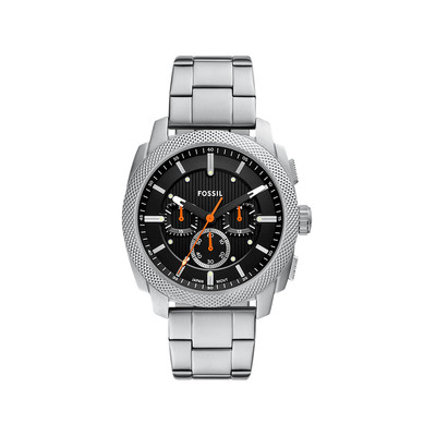 Montre FOSSIL machine homme bracelet acier inoxydable argent