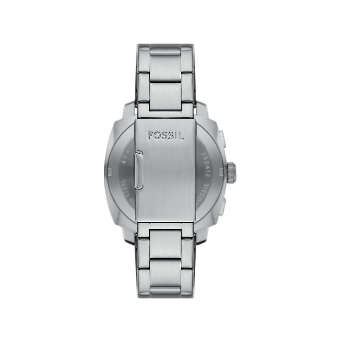 Montre FOSSIL machine homme bracelet acier inoxydable argent - vue 3