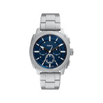 Montre FOSSIL machine homme bracelet acier inoxydable argent - vue 1