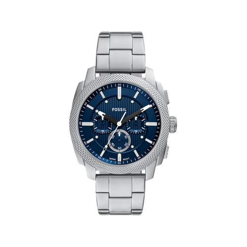 Montre FOSSIL machine homme bracelet acier inoxydable argent