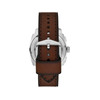 Montre FOSSIL machine homme bracelet cuir marron - vue V3