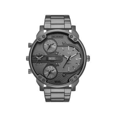 Montre DIESEL mr. daddy slim homme bracelet acier inoxydable gris anthracite