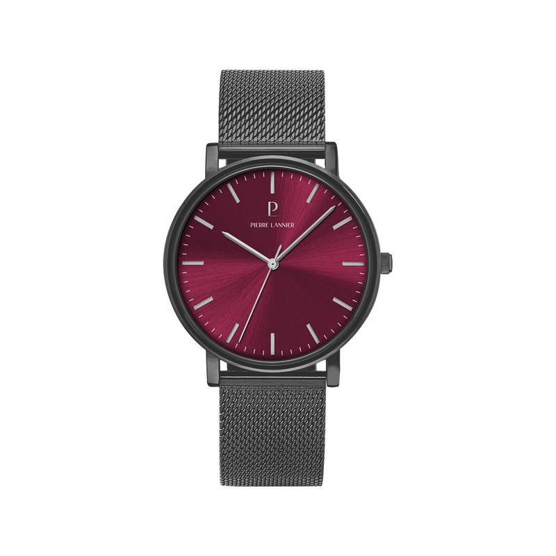 Montre PIERRE LANNIER essential homme bracelet acier gris - vue 1