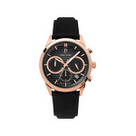 Montre PIERRE LANNIER monarck homme bracelet cuir noir - vue 1