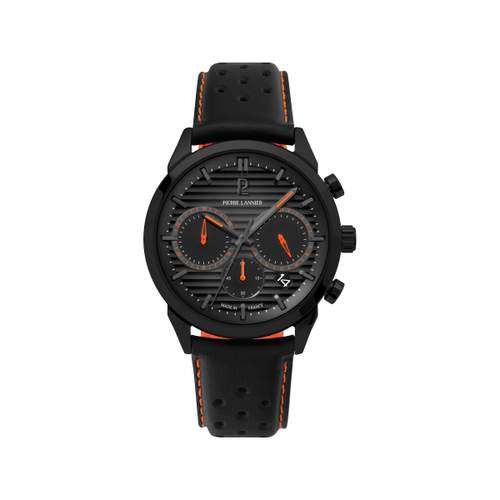 Montre PIERRE LANNIER monarck homme bracelet cuir noir
