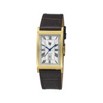 Montre LIP CHURCHILL homme automatique, acier doré bracelet cuir marron - vue 1