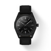 Montre TISSOT PRC 100 SOLAR homme cadran noir bracelet cuir noir - vue V1