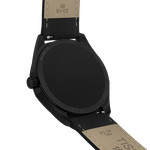 Montre TISSOT PRC 100 SOLAR homme cadran noir bracelet cuir noir - vue D3