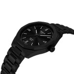 Montre TISSOT T-CLASSIC PRC 100 SOLAR homme cadran noir bracelet PVD noir - vue D2