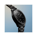 Montre TISSOT T-CLASSIC PRC 100 SOLAR homme cadran noir bracelet PVD noir - vue D4