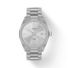 TISSOT PRC 100 SOLAR men's watch grey dial stainless steel bracelet - view V1