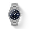 TISSOT T-CLASSIC PRC 100 SOLAR men's watch blue dial stainless steel bracelet - view V1