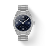 Montre TISSOT T-CLASSIC PRC 100 SOLAR homme cadran bleu bracelet acier inoxydable - vue 1