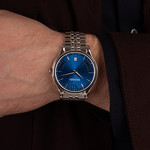 Montre BALMAIN beleganza homme bracelet acier inoxydable gris - vue porté 1