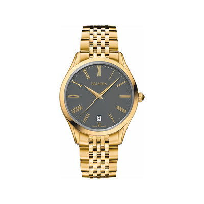 BALMAIN classic R men's watch gold pvd bracelet