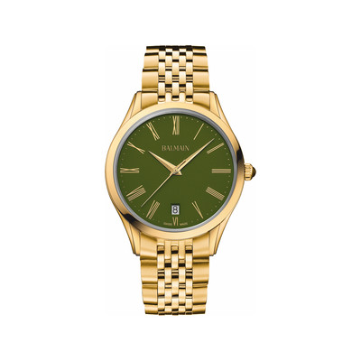 BALMAIN classic R men's watch gold pvd bracelet