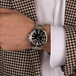 BALMAIN ophrys men's watch grey stainless steel bracelet - view worn 1
