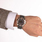 Montre BALMAIN ophrys homme bracelet caoutchouc gris - vue porté 2