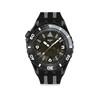 Montre SWATCH scubaqua homme cadran bleu bracelet caoutchouc noir - vue V1
