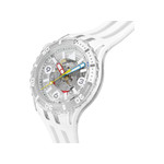 Montre SWATCH scubaqua homme bracelet caoutchouc blanc - vue 2