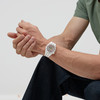 Montre SWATCH scubaqua homme bracelet caoutchouc blanc - vue Vporté 1