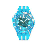 Montre SWATCH scubaqua homme cadran bleu bracelet caoutchouc bleu
