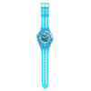 Montre SWATCH scubaqua homme cadran bleu bracelet caoutchouc bleu - vue VD1