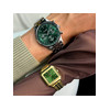 Montre CLUSE Anthéor Multifunction homme cadran vert bracelet acier - vue Vporté 4