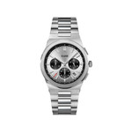 Montre CLUSE Vigoureux Chrono homme cadran noir bracelet acier - vue 1