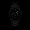 Montre CLUSE Vigoureux Chrono homme cadran noir bracelet acier - vue VD1