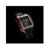 Montre BRISTON Streamliner Kennedy homme cadran noir bracelet silicone noir - vue V2
