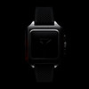 Montre BRISTON Streamliner Kennedy homme cadran noir bracelet silicone noir - vue VD3