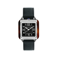Montre BRISTON Streamliner Kennedy homme cadran noir automatique bracelet cuir noir