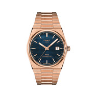 Montre TISSOT PRX POWERMATIC 80 homme automatique cadran bleu bracelet acier inoxydable doré rose