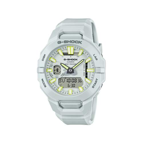 Montre G-SHOCK G-squad homme cadran blanc bracelet resine blanc