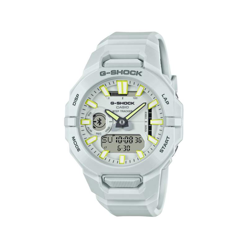 G-SHOCK G-Squad Men's Watch with White Dial and White Resin Strap - View 1