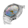 Montre G-SHOCK Série ga-2101 homme cadran bleu bracelet resine blanc - vue V2