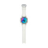 Montre G-SHOCK Série ga-2101 homme cadran bleu bracelet resine blanc - vue VD1