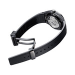 Montre EDIFICE homme automatique cadran noir bracelet resine noir - vue 3