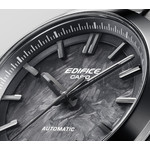 Montre EDIFICE homme automatique cadran noir bracelet resine noir - vue D2