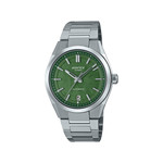 Montre EDIFICE homme automatique cadran vert bracelet acier inoxydable - vue 1