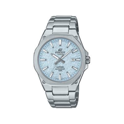 Montre EDIFICE homme cadran bleu bracelet acier inoxydable - vue 1