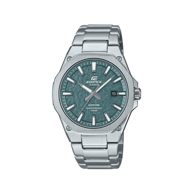 Montre EDIFICE homme cadran vert bracelet acier inoxydable