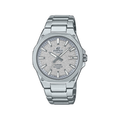 Montre EDIFICE homme cadran gris bracelet acier inoxydable - vue 1