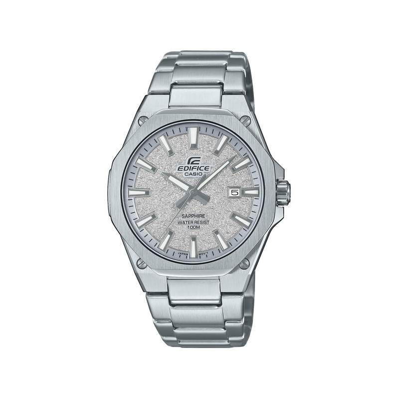 Montre EDIFICE homme cadran gris bracelet acier inoxydable - vue 1