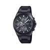 Montre EDIFICE homme cadran noir bracelet acier inoxydable noir - vue V1