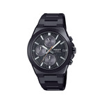 Montre EDIFICE homme cadran noir bracelet acier inoxydable noir - vue 1