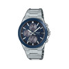 Montre EDIFICE homme cadran bleu bracelet acier inoxydable - vue V1